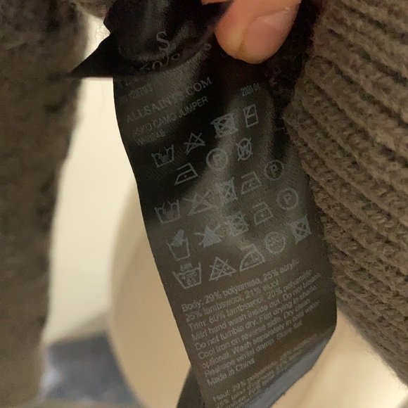 Allsaints asko camo jumper - Picture 7 of 7